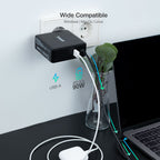 TOOQ CARGADOR PORTÁTIL USB-C PD3.0 90W, NEGRO - imagen 3