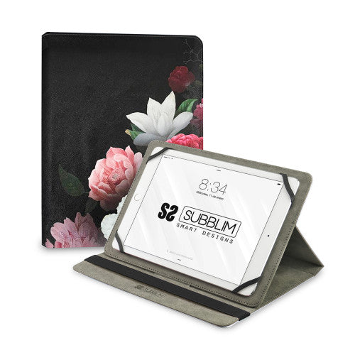SUBBLIM Funda Tablet Universal TRENDY CASE ROSAS 11" - imagen 1
