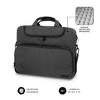 SUBBLIM Maletín Ordenador Air Padding Laptop bag 13,3-14" Gris Oscuro - imagen 1