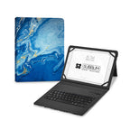 SUBBLIM Funda con Teclado Keytab Pro BT Trendy Marmol Azul - imagen 1