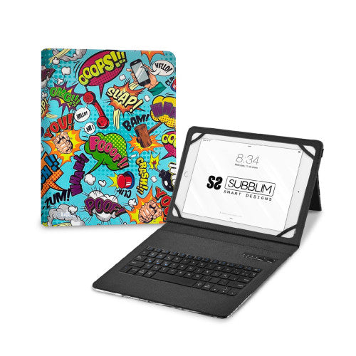 SUBBLIM Funda con Teclado Keytab Pro BT Trendy Comic - imagen 1
