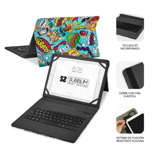 SUBBLIM Funda con Teclado Keytab Pro BT Trendy Comic - imagen 3