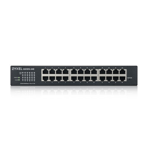 Zyxel ZYZEL ZYXEL GS1915-24E, 24-PORT GBE SMART HYBRID MODE SWITCH, STANDALONE O NEBULAFLEX CLOUD, RACKMOUNT AND DESKTOP, SIN VENTILADOR. (GS1915-24E-EU0101F) - imagen 2