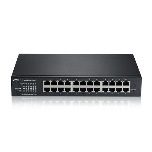 Zyxel ZYZEL ZYXEL GS1915-24E, 24-PORT GBE SMART HYBRID MODE SWITCH, STANDALONE O NEBULAFLEX CLOUD, RACKMOUNT AND DESKTOP, SIN VENTILADOR. (GS1915-24E-EU0101F) - imagen 3