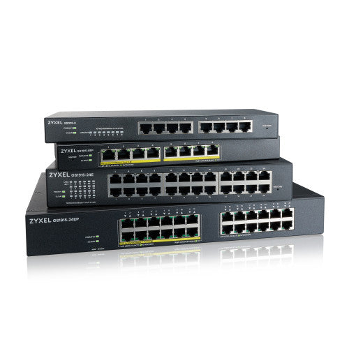 Zyxel ZYZEL ZYXEL GS1915-24EP, 24-PORT GBE, 12 PORT POE, 130 WATT 802.3AT, RACKMOUNT Y DESKTOP, SIN VENTILADOR, SMART HYBRID MODE SWITCH, STANDALONE O NEBULAFLEX CLOUD (GS1915-24EP-EU0101F) - imagen 3