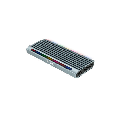 TooQ Shinobi Caja externa para unidad de estado sólido (SSD) Gris M.2 - imagen 1