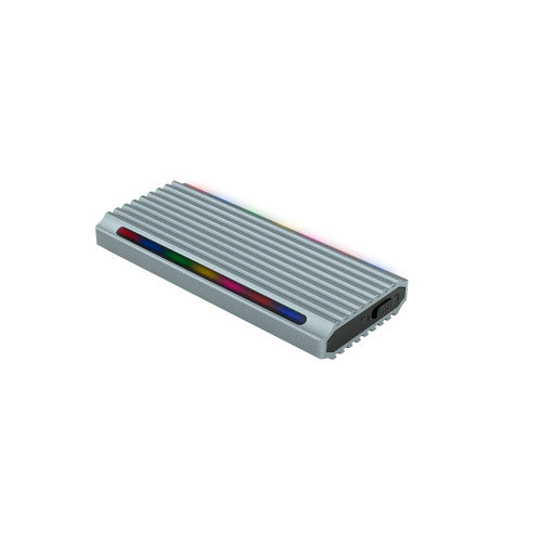TooQ Shinobi Caja externa para unidad de estado sólido (SSD) Gris M.2 - imagen 2