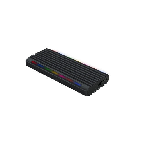 TooQ Shinobi Caja externa para unidad de estado sólido (SSD) Negro M.2 - imagen 2