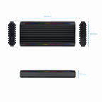 TooQ Shinobi Caja externa para unidad de estado sólido (SSD) Negro M.2 - imagen 3