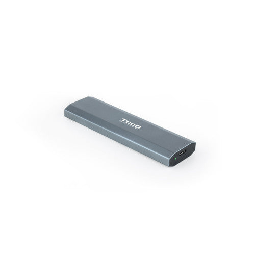 TooQ Shura Caja externa para unidad de estado sólido (SSD) Gris M.2 - imagen 1