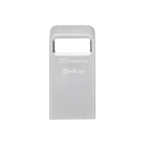 Kingston Technology DataTraveler Micro unidad flash USB 64 GB USB tipo A 3.2 Gen 1 (3.1 Gen 1) Plata - imagen 1