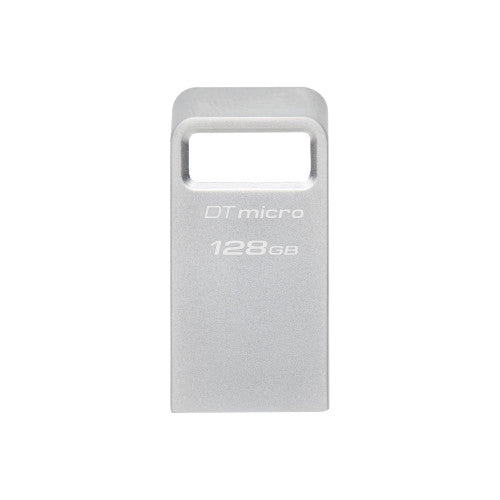 Kingston Technology DataTraveler Micro unidad flash USB 128 GB USB tipo A 3.2 Gen 1 (3.1 Gen 1) Plata - imagen 1