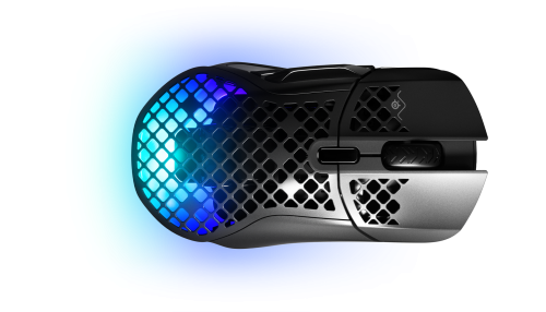 Steelseries Aerox 5 Wireless ratón mano derecha RF Wireless + Bluetooth + USB Type-A Óptico 18000 DPI - imagen 1