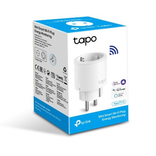 TP-Link Enchufe Inteligente Tapo P115(1-pack) Control Remoto, Monitorización de Energía, Compatible con Alexa - imagen 2