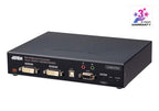 Imagen de ATEN Transmisor de KVM DVI-I a través de IP de doble pantalla con acceso a Internet