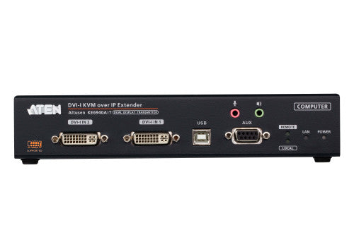 ATEN Transmisor de KVM DVI-I a través de IP de doble pantalla con acceso a Internet - imagen 3