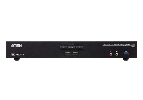 ATEN Switch KVMP™ USB 3.0 4K HDMI para dos pantallas de 2 puertos - imagen 3