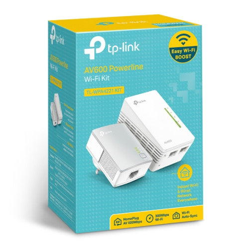 TP-Link Kit Powerline Wi-Fi TL-WPA4221 KIT 600Mbps Powerline 300Mbps Wi-Fi - imagen 3