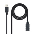 Nanocable Cable USB 3.0, Tipo A/M-A/H, Negro, 3.0 M - imagen 1
