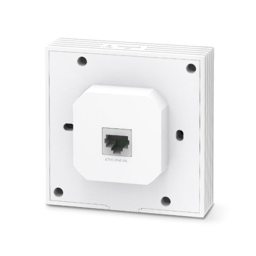 TP-Link Punto de Acceso Wi-Fi 6 EAP650-Wall 2 Puertos Gigabit 2402 Mbps 100 Clientes Concurrentes - imagen 3