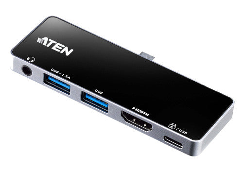 ATEN Docking station de viaje USB-C con pasarela de alimentación