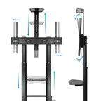 TooQ ZEUS 2,54 m (100") Negro - imagen 3