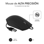 SUBBLIM Ratón Business Silencioso con cable USB 1200 DPI - imagen 3
