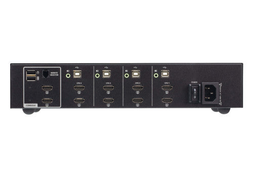ATEN Switch KVM de seguridad avanzada HDMI dual display USB de 4 puertos (compatible con PSD PP v4.0) - imagen 2