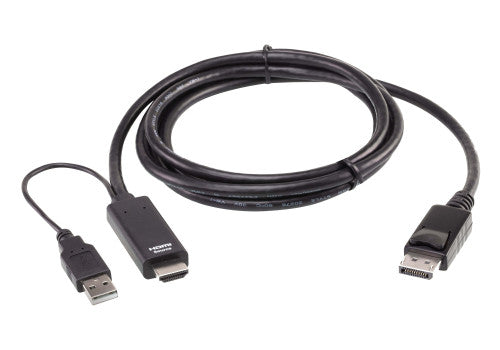 ATEN Cable HDMI a DisplayPort True 4K de 1,8 m