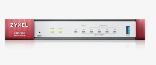 Zyxel (D) ZYXEL USG FLEX FIREWALL, VERSION 2, 10/100/1000,1WAN, 4LAN/DMZ PORTS, 1USB (DEVICE ONLY) - imagen 1