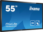 Iiyama MONITOR IIYAMA 55" 4K 20P TACTIL IPS (T5562AS-B1) 3840X2160 / OPERACION 24/7 / HDMIX3 / HORIZONTAL Y APAISADO / 420CD/M2, 1200:1, 8MS, USB TOUCH INTERFACE, RS232C / 16GB EMMC / 2G RAM / 1GB EMBEDDED / SD CARD SLOT / ESHARE / VESA 200 MM - imagen 2