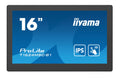Iiyama MONITOR IIYAMA 15,6" PCAP BEZEL FREE FRONT, 10P TOUCH, 1920X1080, HDMI, 385CD/M2 (WITH TOUCH), 800:1, USB INTERFACE, SD-CARD, MEDIA PLAYER, EXTERNAL POWER ADAPTER, SPEAKERS, REMOTE CONTROL10P TOUCH WITH SUPPORTED OS (T1624MSC-B1) - imagen 1