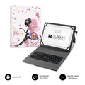 Subblim FUNDA CON TECLADO MICRO USB – TYPE C KEYTAB USB 11" HADAS - imagen 1
