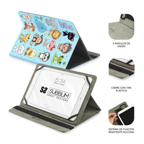 Subblim FUNDA TABLET UNIVERSAL TRENDY CASE ANIMALS 11" - imagen 2