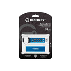 Kingston Technology IronKey Keypad 200 unidad flash USB 32 GB USB tipo A 3.2 Gen 1 (3.1 Gen 1) Azul - imagen 3