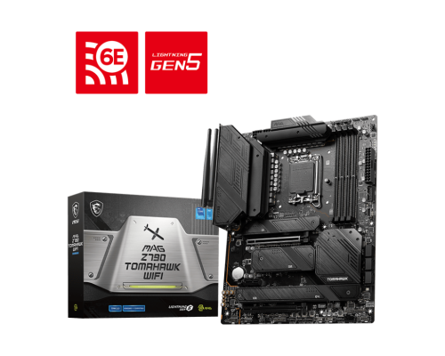 MSI PLACA MSI MAG Z790 TOMAHAWK WIFI,INTEL,1700,Z790,4DDR5,128GB,HDMI+DP,7SATA3+4M.2,13USB3.2,2.5GB+WIFI6E+BT5.3,ATX - imagen 1