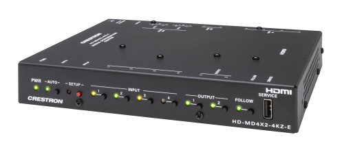 CRESTRON 4X2 4K60 4:4:4 HDR AV SWITCHER (HD-MD4X2-4KZ-E) 6511307 - imagen 1