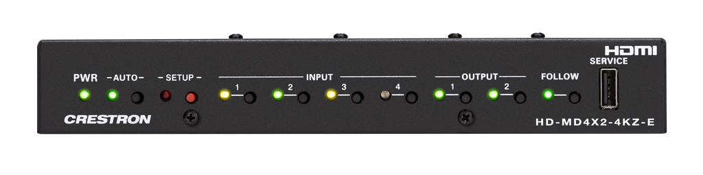 CRESTRON 4X2 4K60 4:4:4 HDR AV SWITCHER (HD-MD4X2-4KZ-E) 6511307 - imagen 2