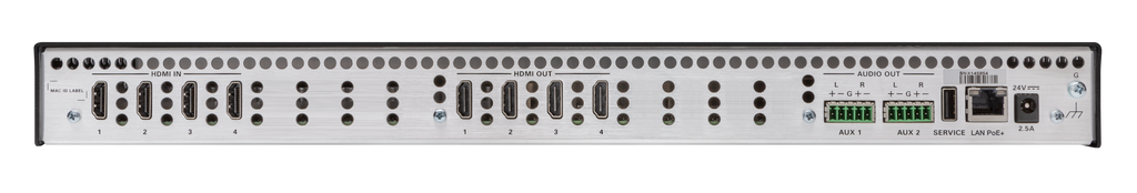 CRESTRON 4X4 4K60 4:4:4 HDR AV SWITCHER (HD-MD4X4-4KZ-E) 6511308 - imagen 3