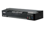 Imagen de ATEN Matriz de vídeo en formato compacto KVM DisplayPort 4K dual display de 2 puertos con Boundless Switching