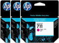 HP 711 PACK 3 CARTUCHOSS DE TINTA HP711 MAGENTA (CZ135A) - imagen 1