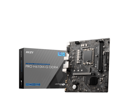 MSI PLACA MSI PRO H610M-G DDR4,INTEL,1700,H610,2DDR4,MATX - imagen 1