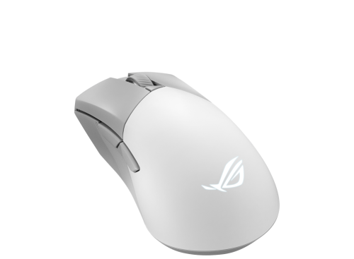 ASUS ROG Gladius III Wireless Aimpoint White ratón mano derecha RF Wireless + Bluetooth + USB Type-A Óptico 36000 DPI - imagen 1