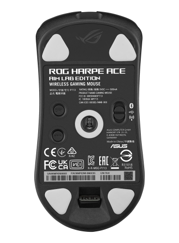 ASUS ROG Harpe Ace Aim Lab Edition ratón Ambidextro RF Wireless + Bluetooth + USB Type-A Óptico 36000 DPI - imagen 2