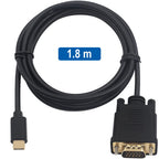 Ewent EC1052 adaptador de cable de vídeo 1,8 m USB Tipo C VGA (D-Sub) - imagen 3