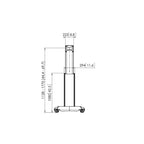 VOGELS GAMA PROFESIONAL SOPORTES DE SUELO, TROLLEYS Y ACCESORIOS PFT 2520 DISPLAY TROLLEY 113-177CM PLATA/NEGRO (PFT2520) - imagen 2