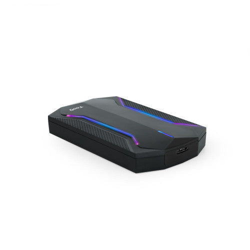 TooQ TQE-2599RGB caja para disco duro externo Carcasa de disco duro/SSD Negro 2.5" - imagen 2