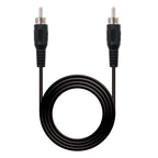 NANOCABLE CABLE AUDIO, RCA/M-RCA/M, 5.0 M (10.24.0405) - imagen 1