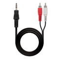 NANOCABLE CABLE AUDIO ESTEREO, 3.5/M-2XRCA/M, 10 M (10.24.0310) - imagen 1