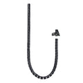 Nanocable 10.36.0001-BK pasacables Negro 2,5 cm - imagen 1